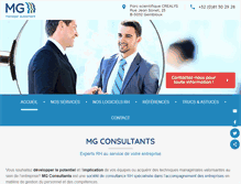 Tablet Screenshot of mgconsultants.be